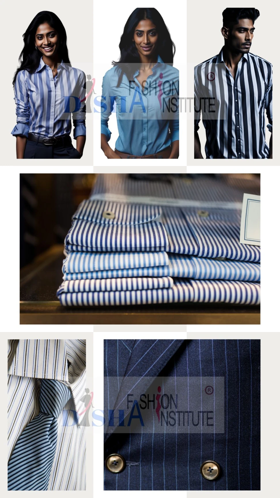 Vertical Stripes Formal Shirts