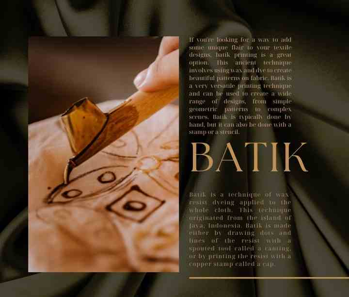 Batik Work